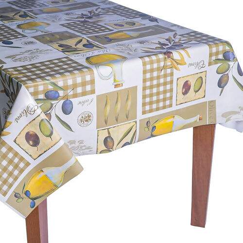 Toalha de Mesa Plástica Térmica Neo Sanem 1,00x1,40m - Olivas