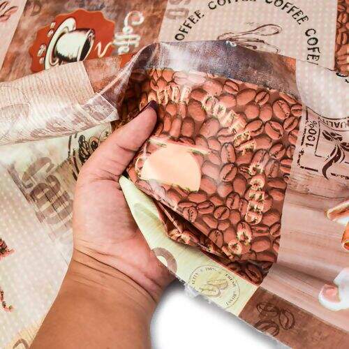 Toalha de Mesa Plástica Térmica Neo Sanem 1,00x1,40m - Coffee