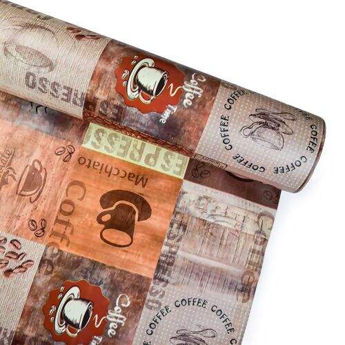 Toalha de Mesa Plástica Térmica Neo Sanem 1,00x1,40m - Coffee