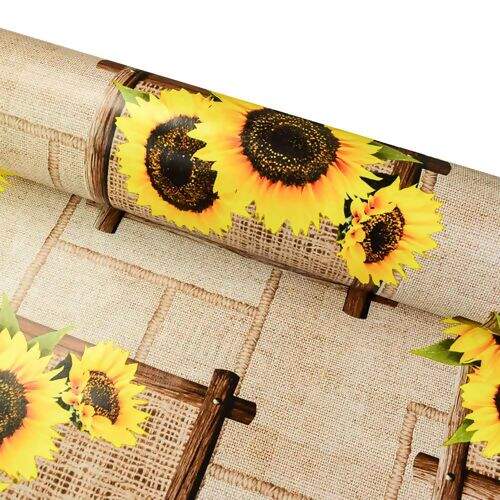 Toalha de Mesa Plástica Térmica Neo Sanem 1,00x1,40m - Girassol