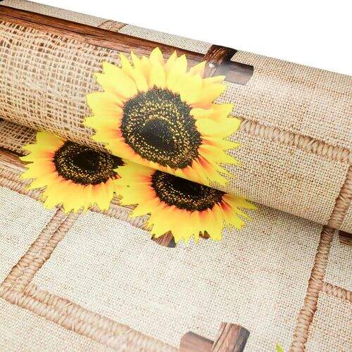 Toalha de Mesa Plástica Térmica Neo Sanem 1,00x1,40m - Girassol