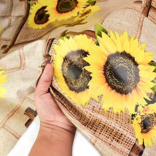 Toalha de Mesa Plástica Térmica Neo Sanem 1,00x1,40m - Girassol