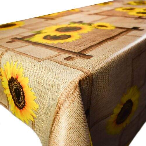 Toalha de Mesa Plástica Térmica Neo Sanem 1,00x1,40m - Girassol