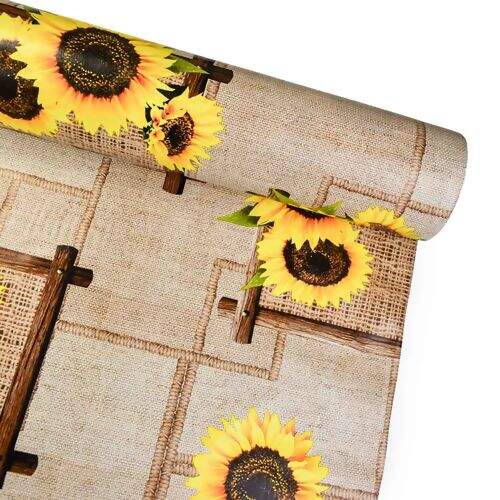 Toalha de Mesa Plástica Térmica Neo Sanem 1,00x1,40m - Girassol