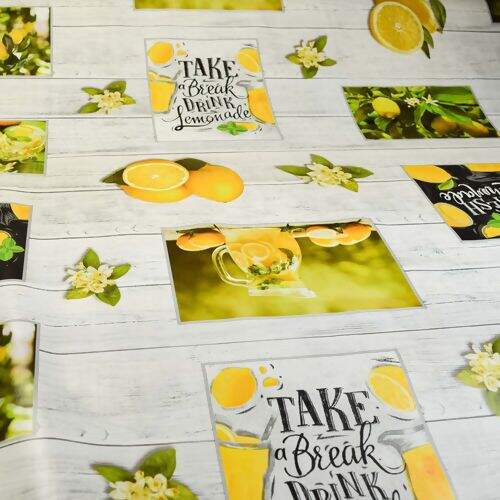 Toalha de Mesa Plástica Térmica Neo Sanem 1,00x1,40m - Limonada