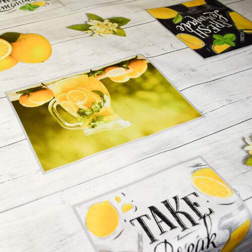 Toalha de Mesa Plástica Térmica Neo Sanem 1,00x1,40m - Limonada