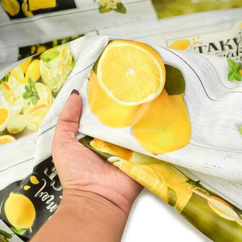 Toalha de Mesa Plástica Térmica Neo Sanem 1,00x1,40m - Limonada