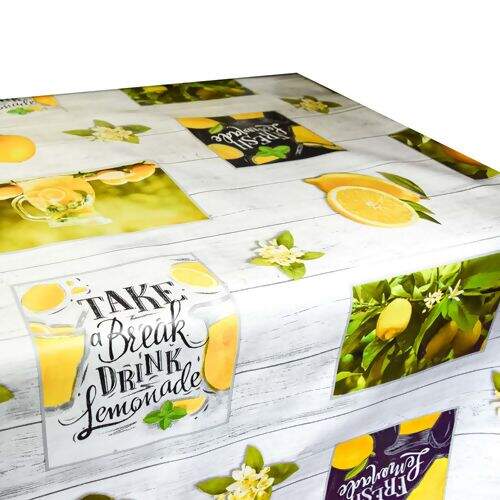 Toalha de Mesa Plástica Térmica Neo Sanem 1,00x1,40m - Limonada