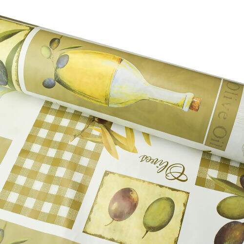 Toalha de Mesa Plástica Térmica Neo Sanem 1,00x1,40m - Olivas