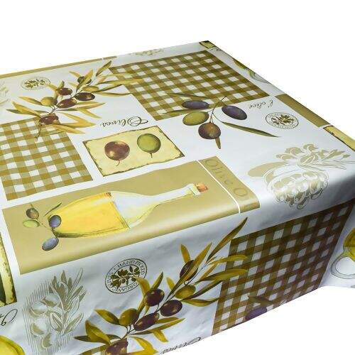 Toalha de Mesa Plástica Térmica Neo Sanem 1,00x1,40m - Olivas