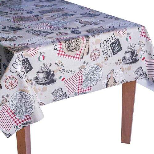 Toalha de Mesa Plástica Térmica Neo Sanem 1,00x1,40m - Buon Appetito