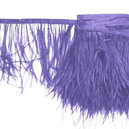 Franja de Plumas de Avestruz (Meio Metro) - Lilás