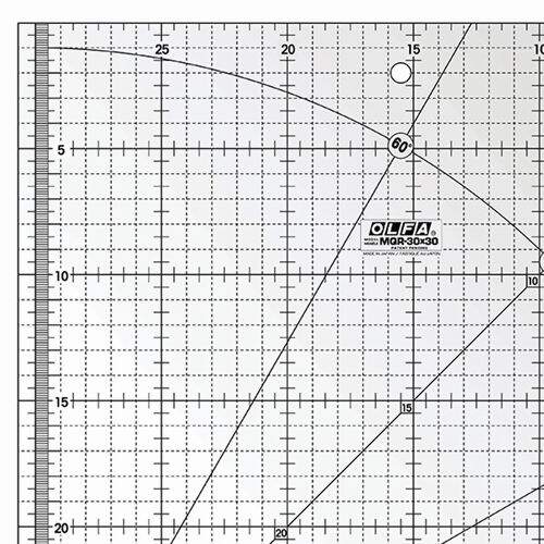 Régua OLFA® - MQR-30x30