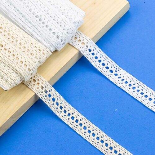 Renda de Algodão 18mm ArtePunto RA005 - Peça c/ 10 mt