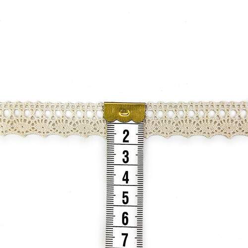 Renda de Algodão 17mm ArtePunto RA004 - Peça c/ 10 mt