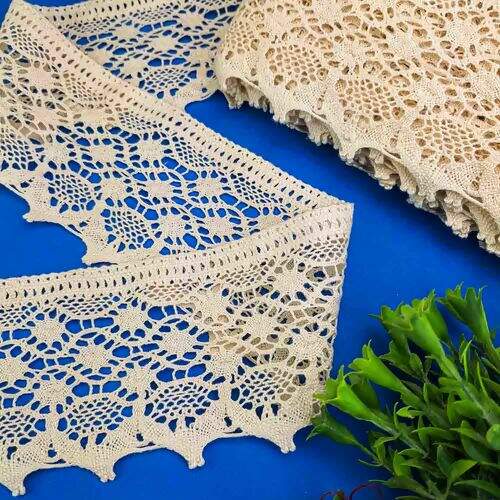 Renda de Algodão 97mm ArtePunto RA012 - Peça c/ 10 mt