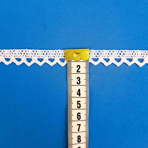 Renda de Algodão 13mm ArtePunto RA025 - Peça c/ 10 mt