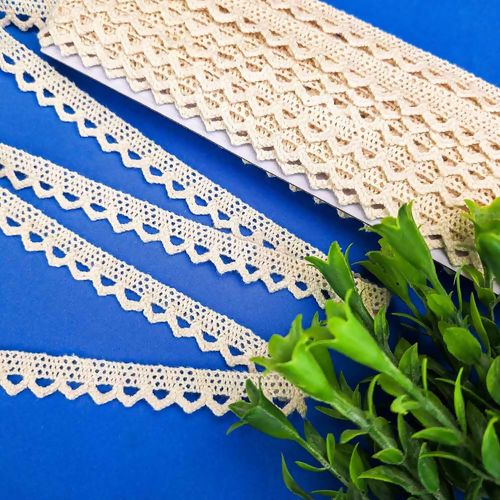 Renda de Algodão 13mm ArtePunto RA025 - Peça c/ 10 mt