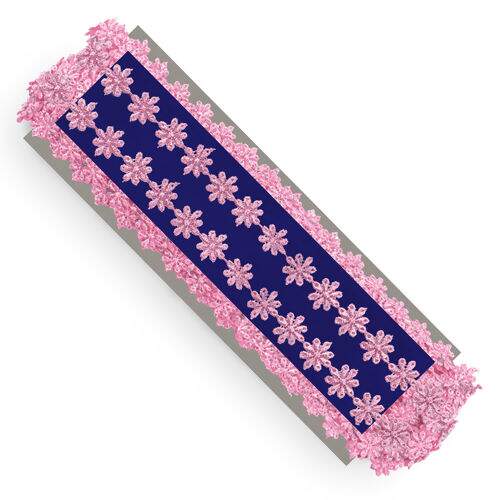 Renda Guipir 13 mm ArtePunto GP045 - Peça c/ 13,70 mt Cor:007 - Rosa Bebê
