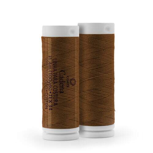 Linha Cadena 100% Algodão para Costura - Tubo c/ 100 Jardas Cor da Linha Cadena:0643