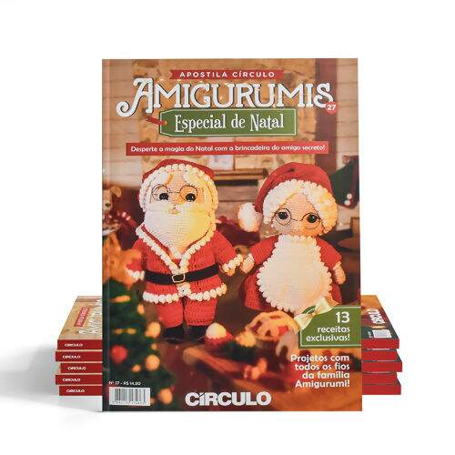 Revista Apostila Amigurumis Nº 27 - Edição Especial de Natal