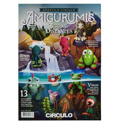 Revista Apostila Amigurumis Nº 21 - Terras Distantes