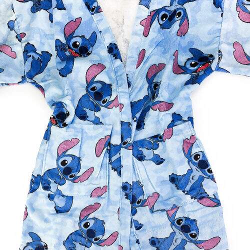 Roupão de Banho Infantil Döhler Stitch - Tamanho P