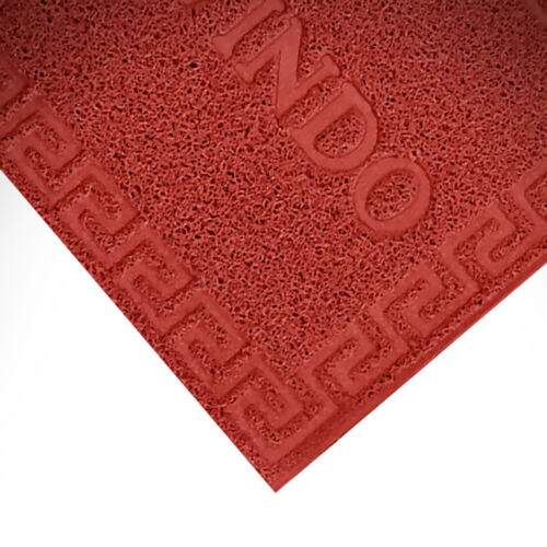 Tapete  Capacho Antiderrapante Bem-vindo Porta de Entrada 40x60cm Cor:Vermelho