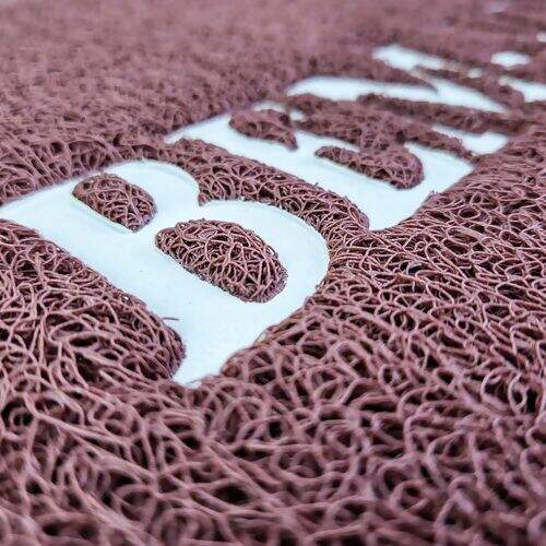 Tapete Capacho Bem-vindo 9mm PVC 60cmx40cm - Unidade