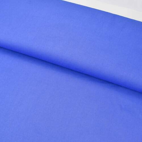 Tecido de Algodão Liso (Meio Metro) - Azul Oceano