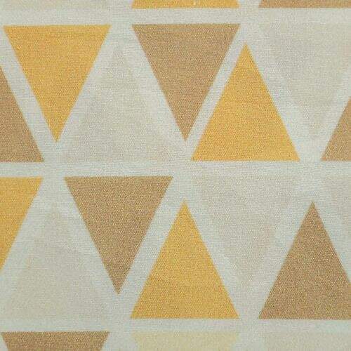 Tecido de Algodão Estampa Digital (Meio Metro) - Ursinhos Rose Perucci Triângulos