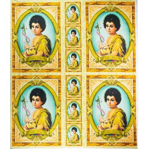 Tecido de Algodão Estampa Digital (93 cm) - São João Quadros Ref. 000699