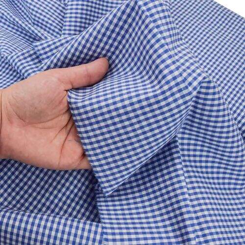 Tecido Tricoline Fio Tinto Xadrez 3mm R023 0,50x1,50m