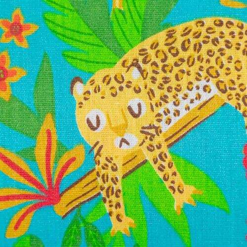 Tecido de Algodão Estampado (Meio Metro) - Flora e Fauna