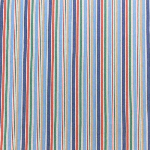 Tecido de Algodão Estampado (Meio Metro) - Listrado Divertido