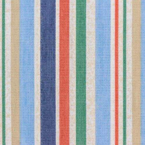 Tecido de Algodão Estampado (Meio Metro) - Listrado Divertido