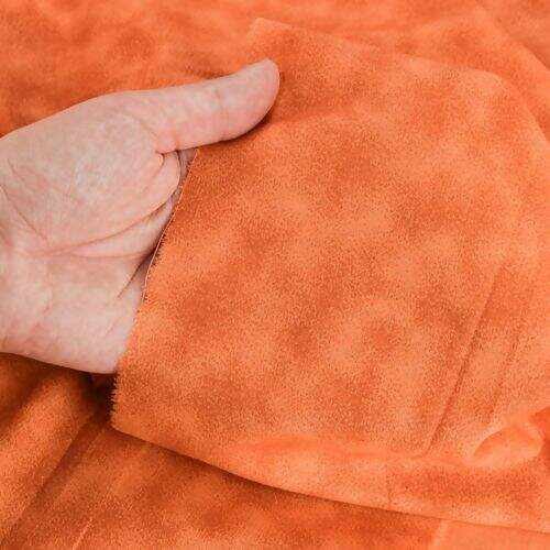 Tecido de Algodão Estampado (Meio Metro) - Poeira Laranja