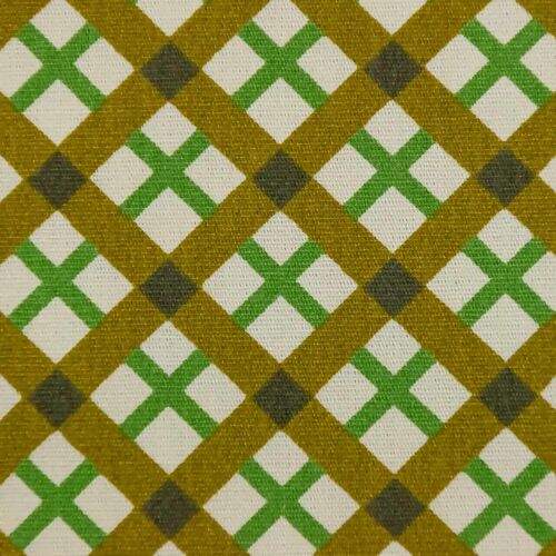 Tecido de Algodão Estampado (Meio Metro) - Xadrez Harvest Verde