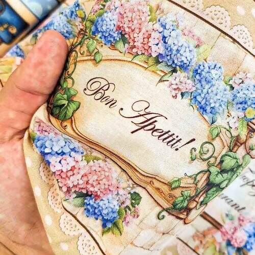 Tecido Tricoline Digital Coleção Saint Tropez 0,50x1,50m