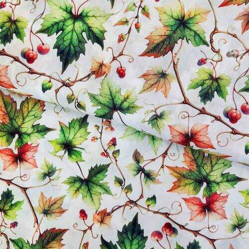 Tecido Tricoline Digital Coleção Vineyard 0,50x1,50m