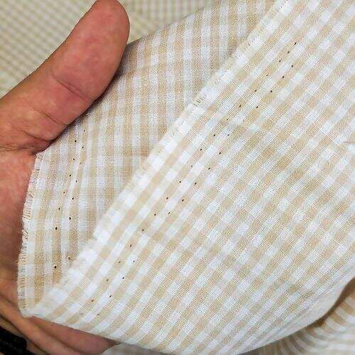 Tecido Tricoline Fio Tinto Xadrez 3mm R023 0,50x1,50m