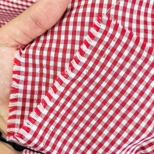 Tecido Tricoline Fio Tinto Xadrez 3mm R023 0,50x1,50m