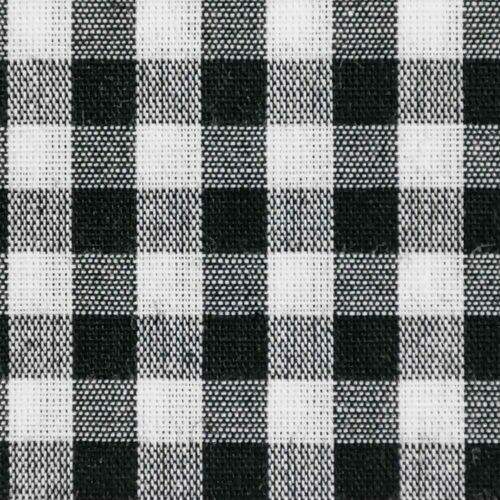Tecido de Algodão Estampado (Meio Metro) - Xadrez Preto