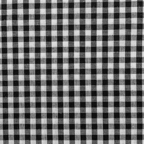 Tecido de Algodão Estampado (Meio Metro) - Xadrez Preto