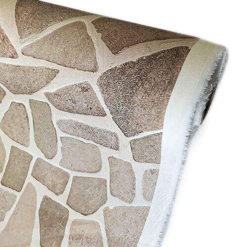 Tecido de Decoração Havana Estampa Digital com Proteção (Meio Metro) - 6092D Pedras