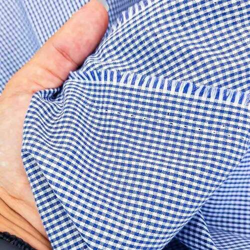 Tecido Tricoline Fio Tinto Xadrez 2mm R006 0,50x1,50m