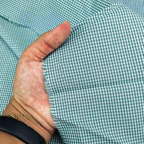 Tecido Tricoline Fio Tinto Xadrez 2mm R006 0,50x1,50m