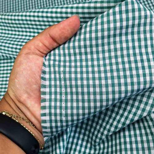 Tecido Tricoline Fio Tinto Xadrez 3mm R023 0,50x1,50m