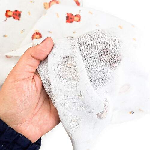 Fralda Dupla Estampada 100% Algodão 70x70cm - Unidade