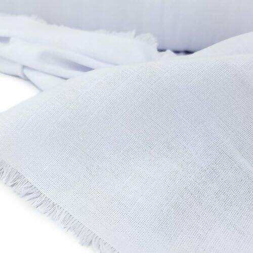 Tecido Fralda Premium Quadriculada 100% Algodão 0,80m Largura - 1 Metro